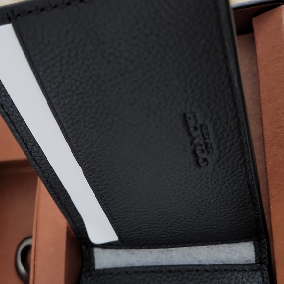 NWT IOB Coach Men's Wallet and Key Holder Set - Picture 9 of 13